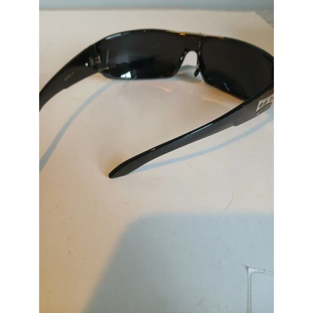 LOCS Rectangular OG Gangster Cholo BLACK Sunglasses Biker Shades Hardcore